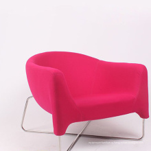 Новый дом дизайн-мебель ткань диван стул с металлической ножкой